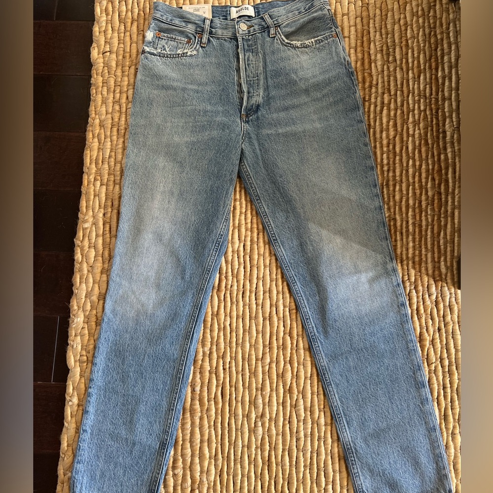 Agolde Light Blue Women's Straight Jeans